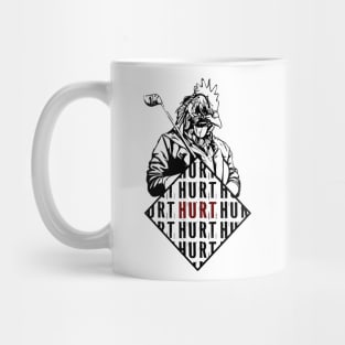 Hotline Miami Chicken Golf Club HURT Mug